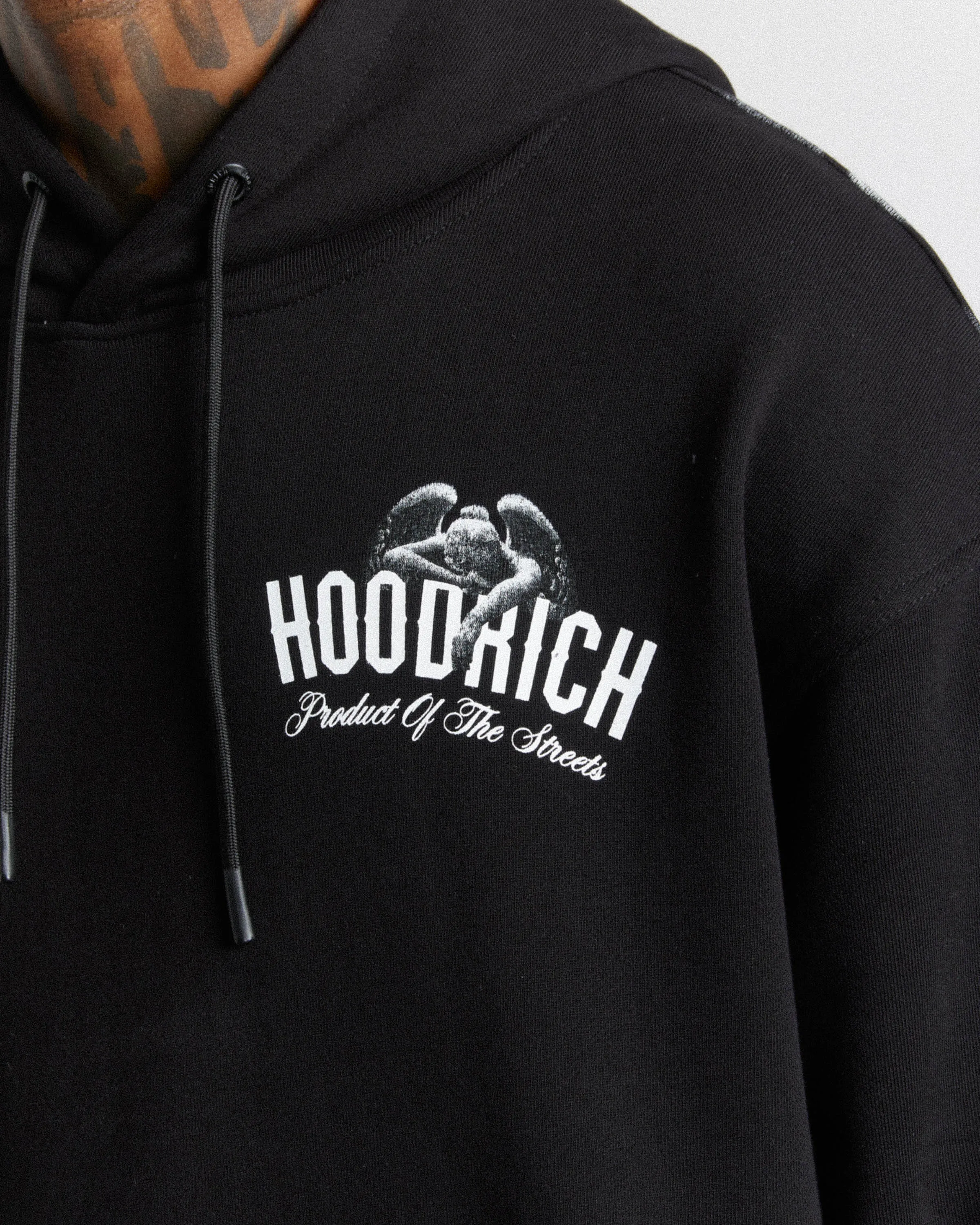 Renaissance Archangel Hoodie - Black sold by Hoodrich product image thumbnail 5