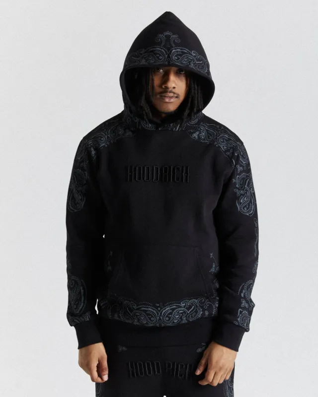 Motif Hoodie - Black/Grey sold by Hoodrich