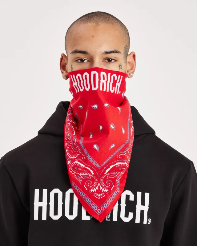 OG Motif Bandana - Red/White sold by Hoodrich