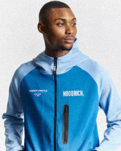 OG Cycle Full Zip Hoodie - Placid Blue/White sold by Hoodrich