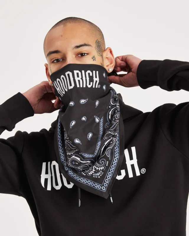 OG Motif Bandana - Black/White sold by Hoodrich