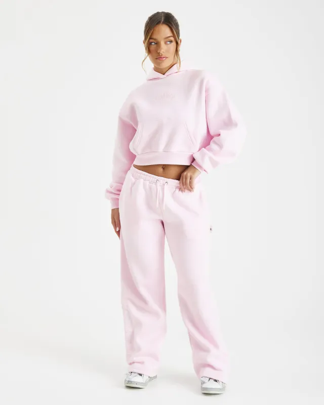 Link Wide Leg Joggers - Pink sold by Hoodrich