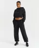 Erode Cropped Hoodie - Black Wash sold by Hoodrich