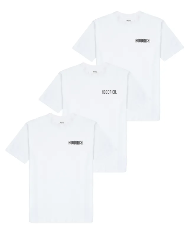 OG Core 3 Pack T-shirts - White/Black sold by Hoodrich