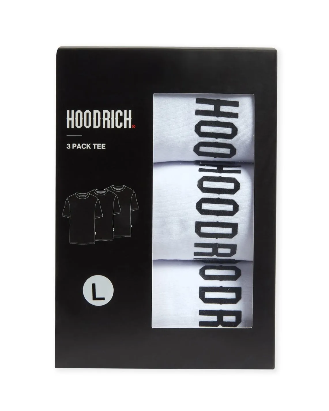 OG Core 3 Pack T-shirts - White/Black sold by Hoodrich product image thumbnail 3