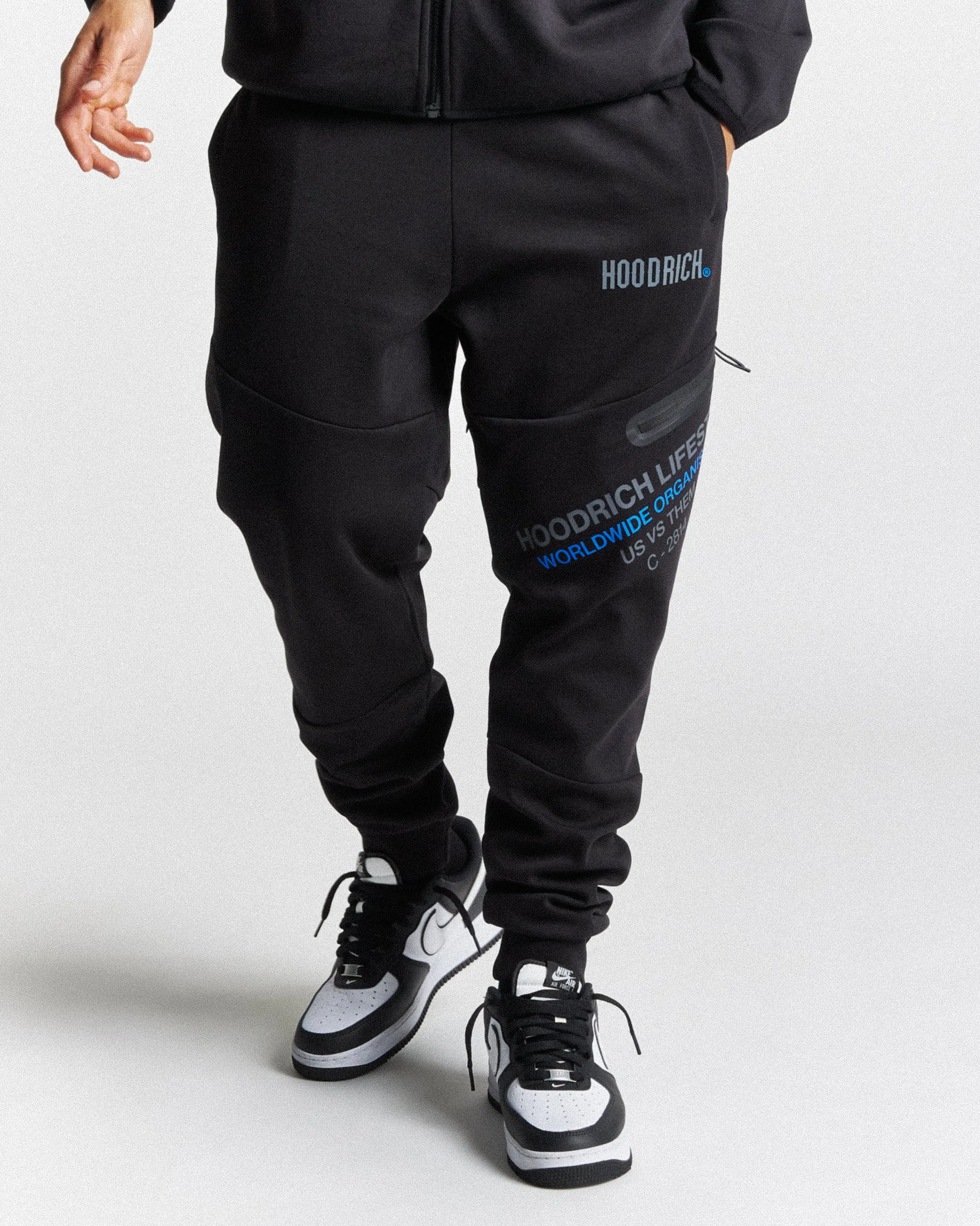 OG Cycle Joggers - Black/Grey/Blue sold by Hoodrich