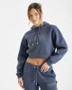 Kraze Cropped Hoodie - Navy sold by Hoodrich