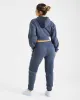 Kraze Cropped Hoodie - Navy sold by Hoodrich