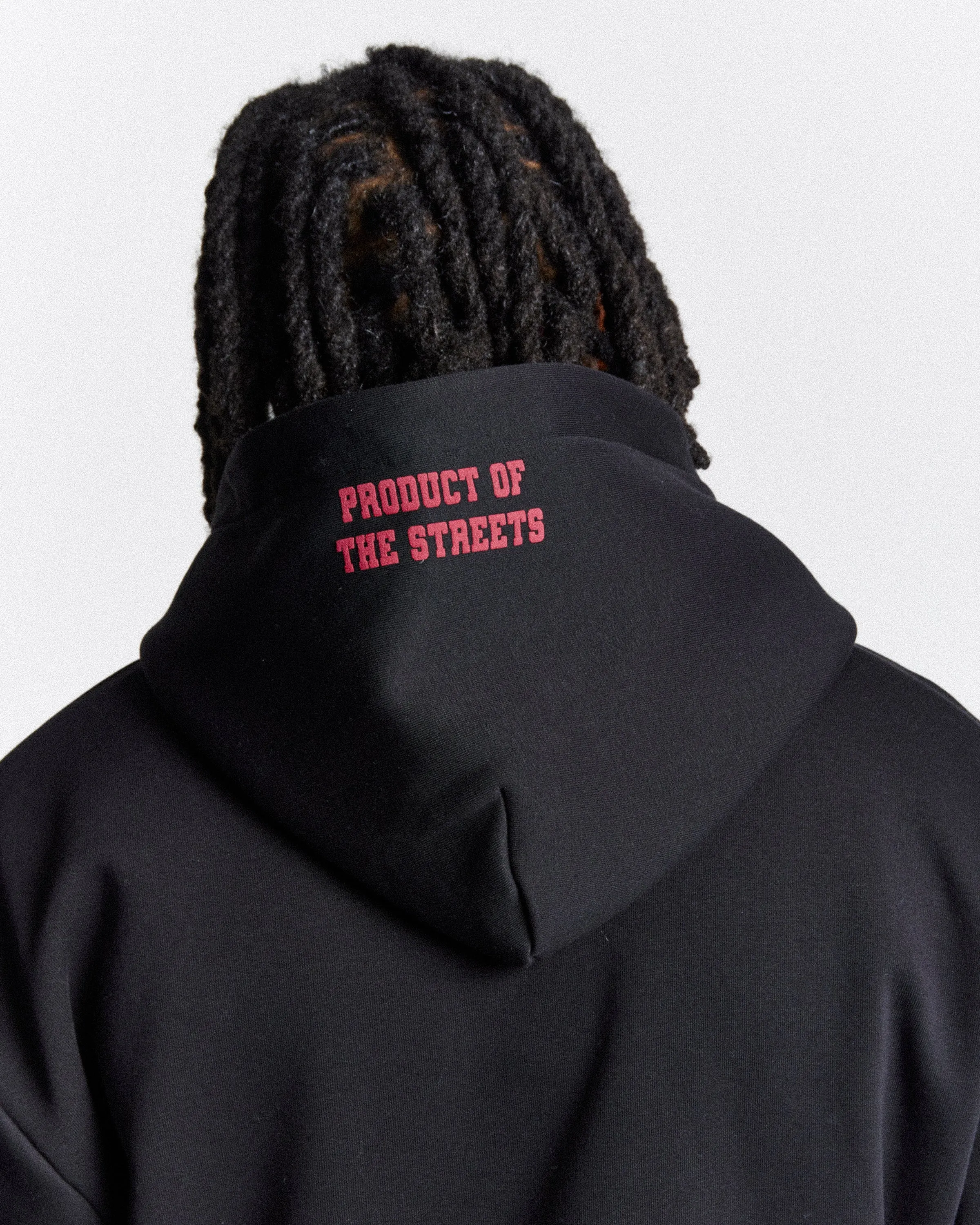 Frat Oversized Hoodie - Black/Red sold by Hoodrich product image thumbnail 2