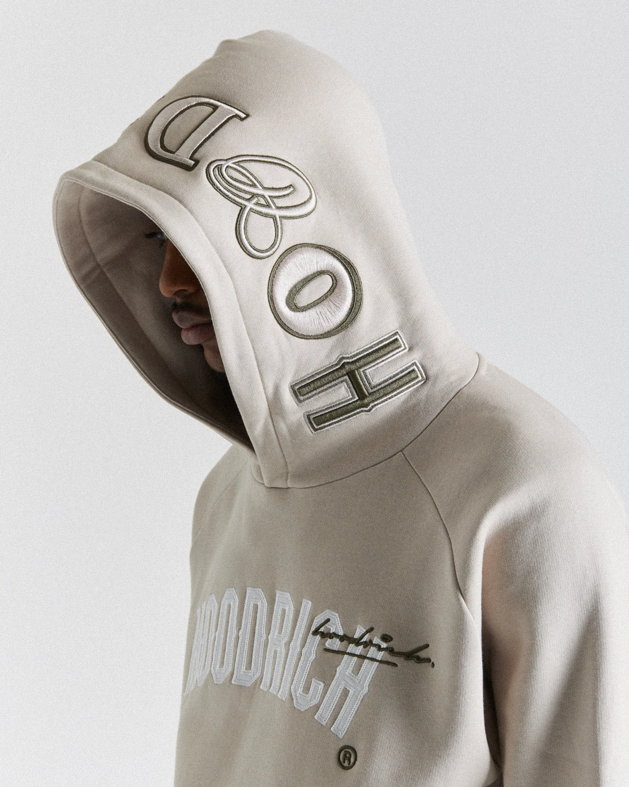 Heat Hoodie - Silver Gray/Olive/White sold by Hoodrich product image thumbnail 5