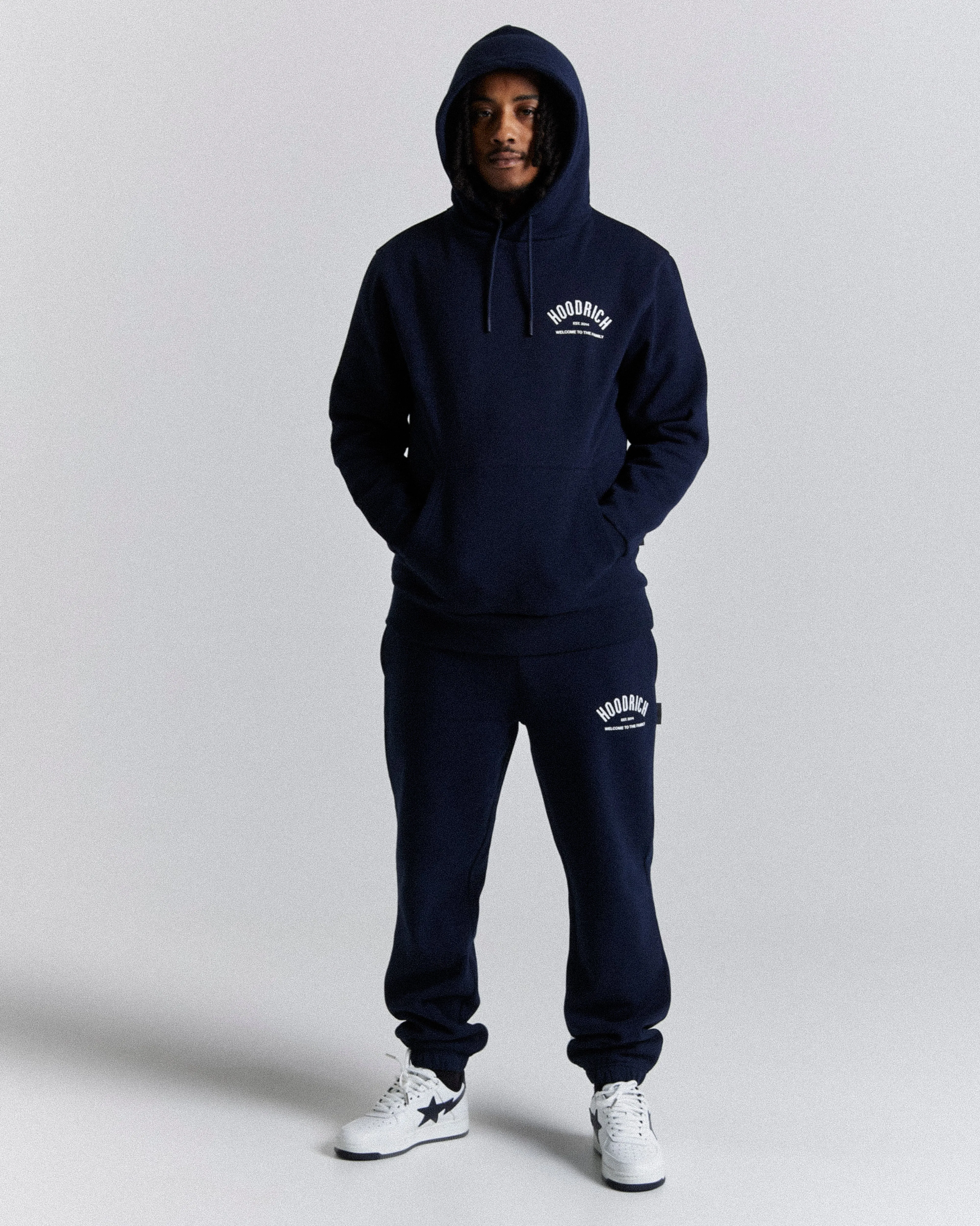 Volcano Joggers - Navy/White sold by Hoodrich