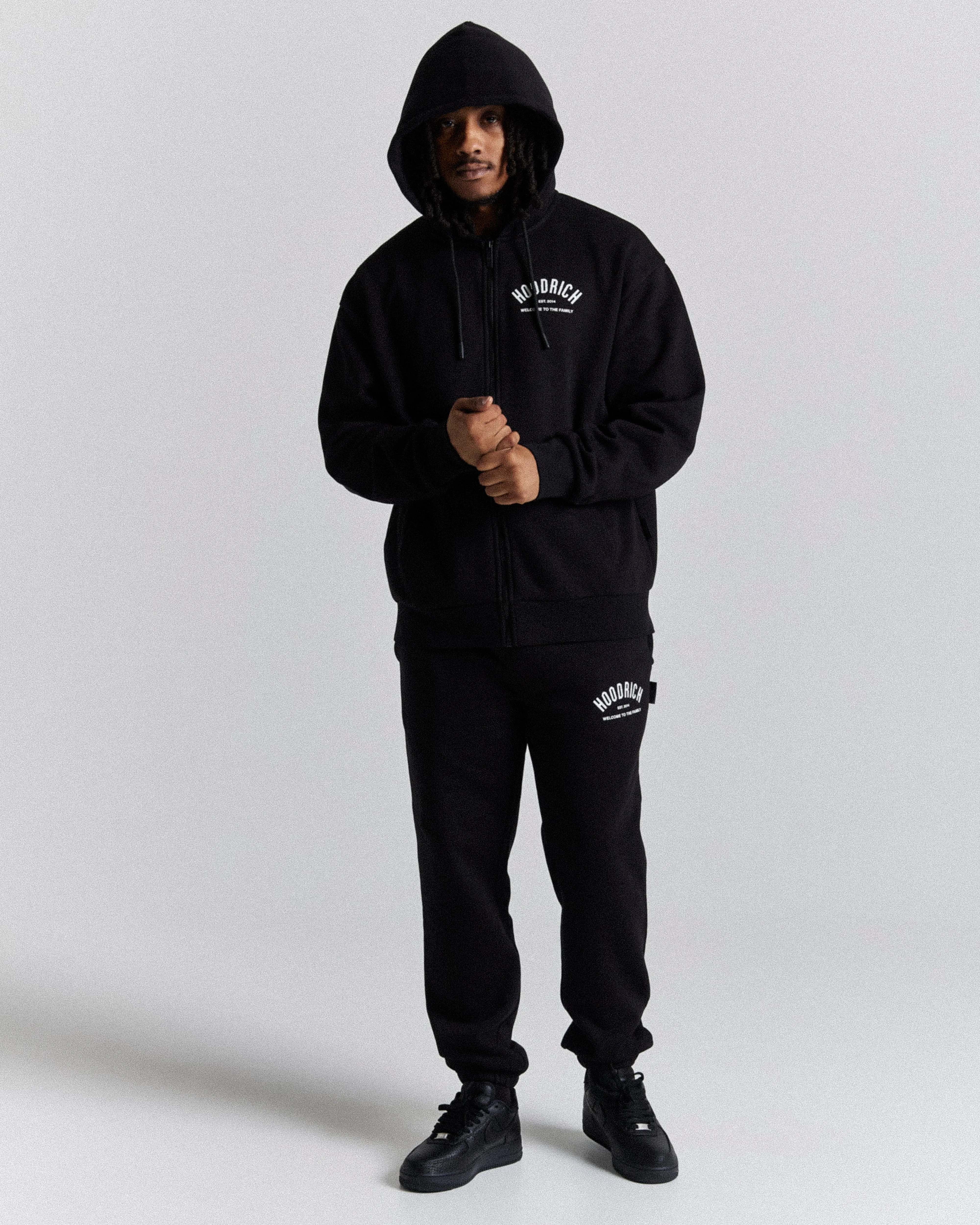 Volcano Joggers - Black/White sold by Hoodrich