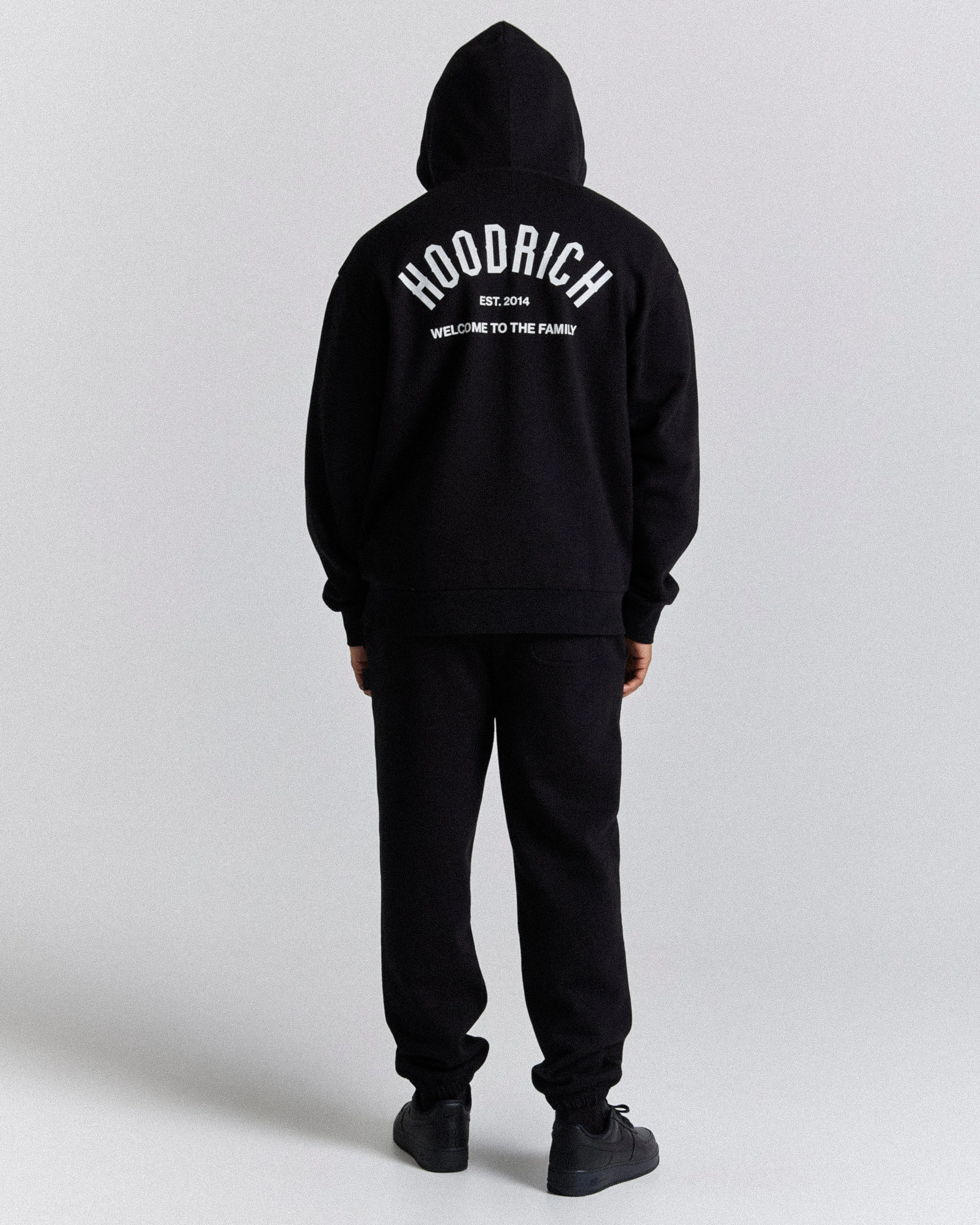 Volcano Zip Hoodie - Black/White sold by Hoodrich product image thumbnail 4