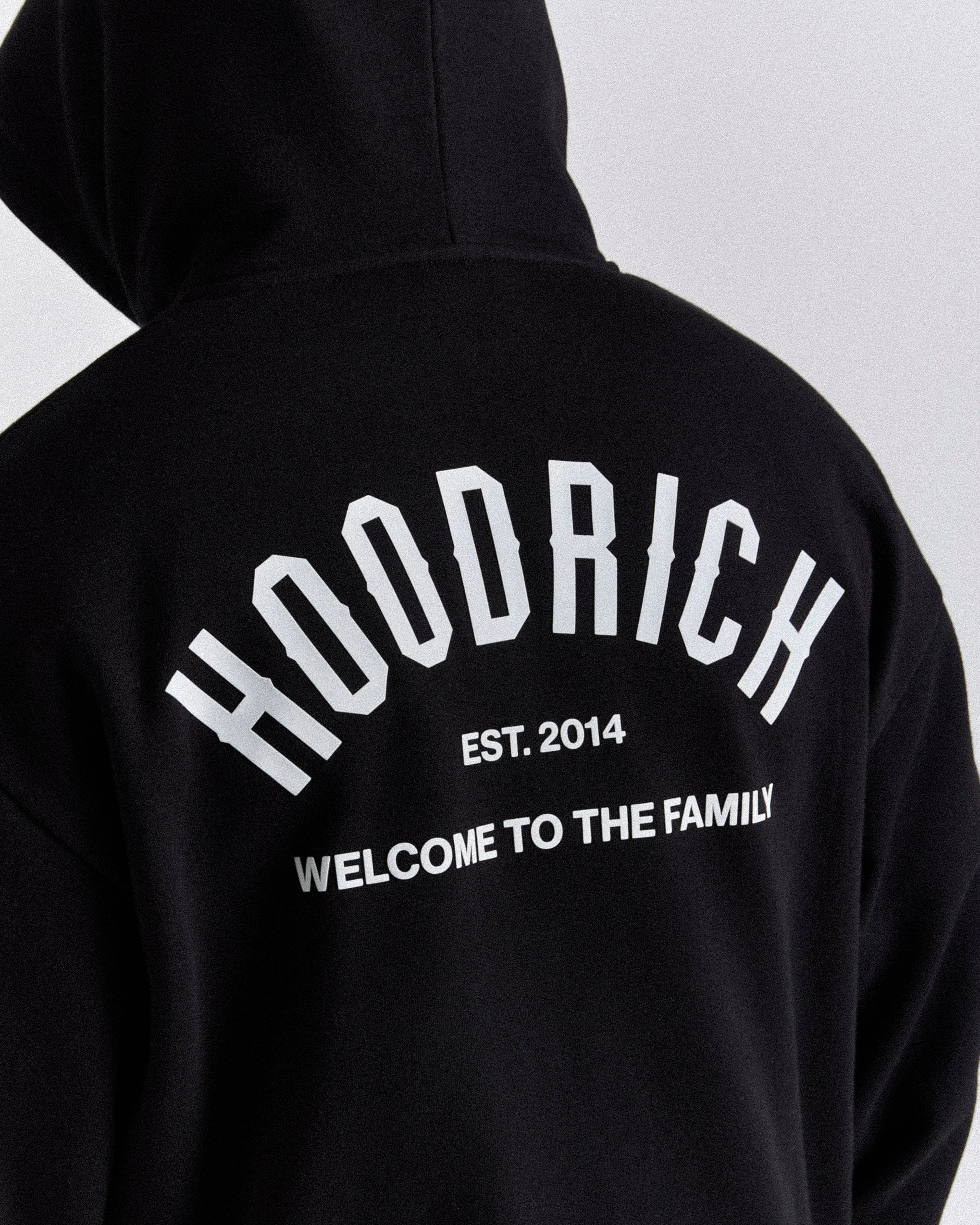 Volcano Zip Hoodie - Black/White sold by Hoodrich product image thumbnail 2