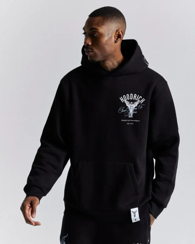 Vital Hoodie - Black/White/Blue sold by Hoodrich