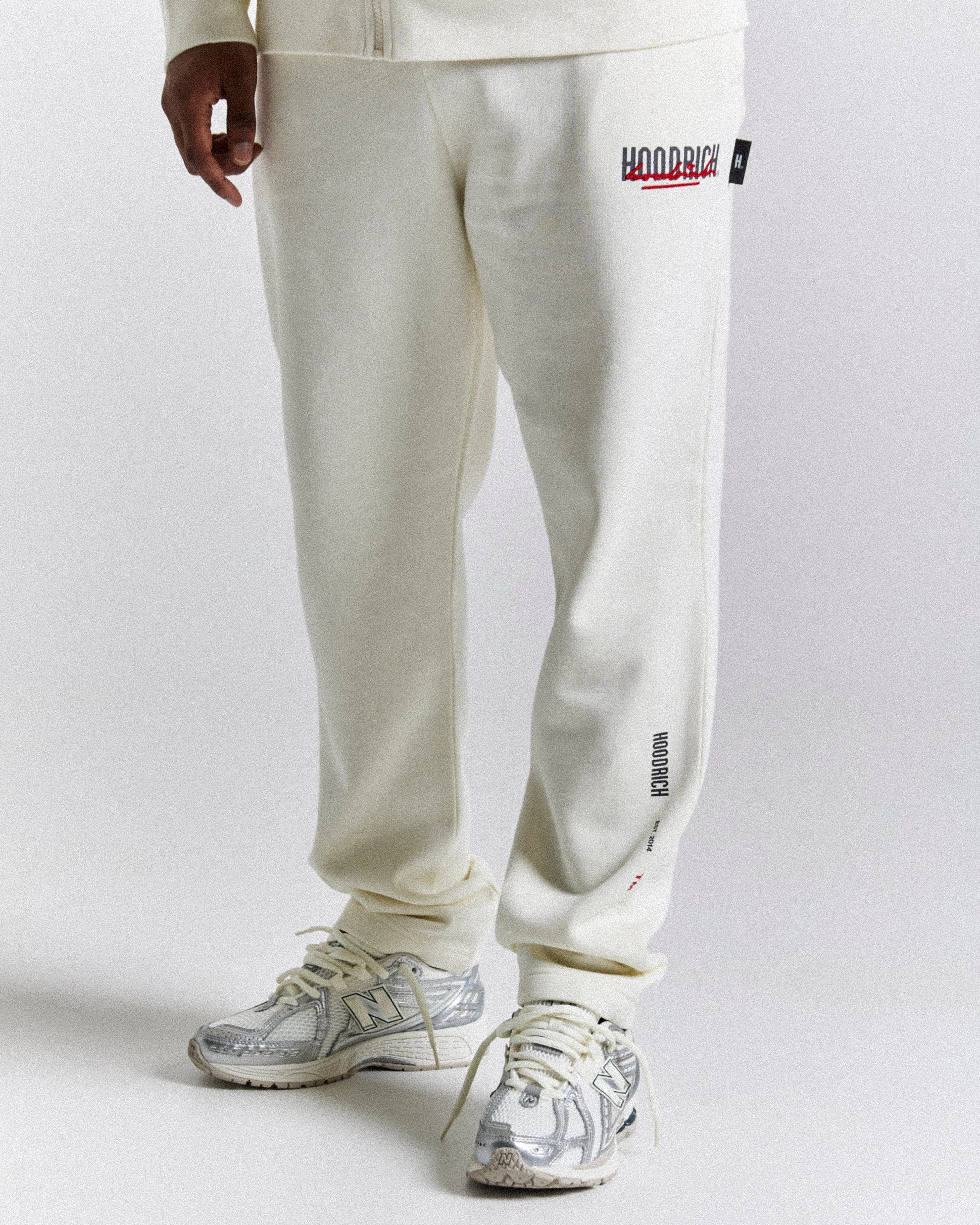 Fusion Joggers - Off White/Grey/Red sold by Hoodrich product image thumbnail 2