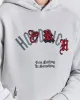 Shadow Hoodie - Grey/Red sold by Hoodrich