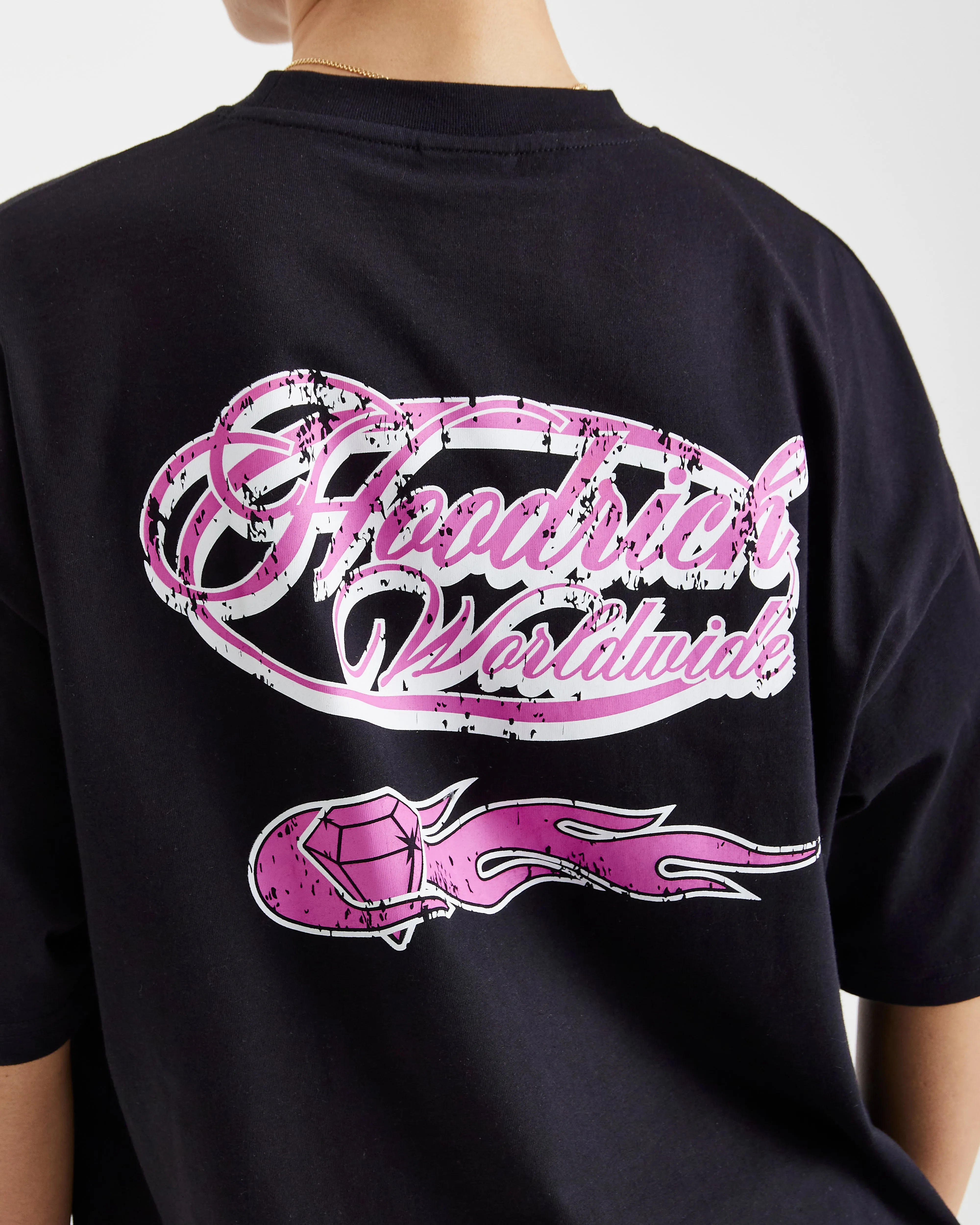 Sketch Money Oversized T-Shirt - Black/White/Pink sold by Hoodrich product image thumbnail 2