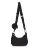 Charmer Women's Cross Body Bag - Black sold by Hoodrich