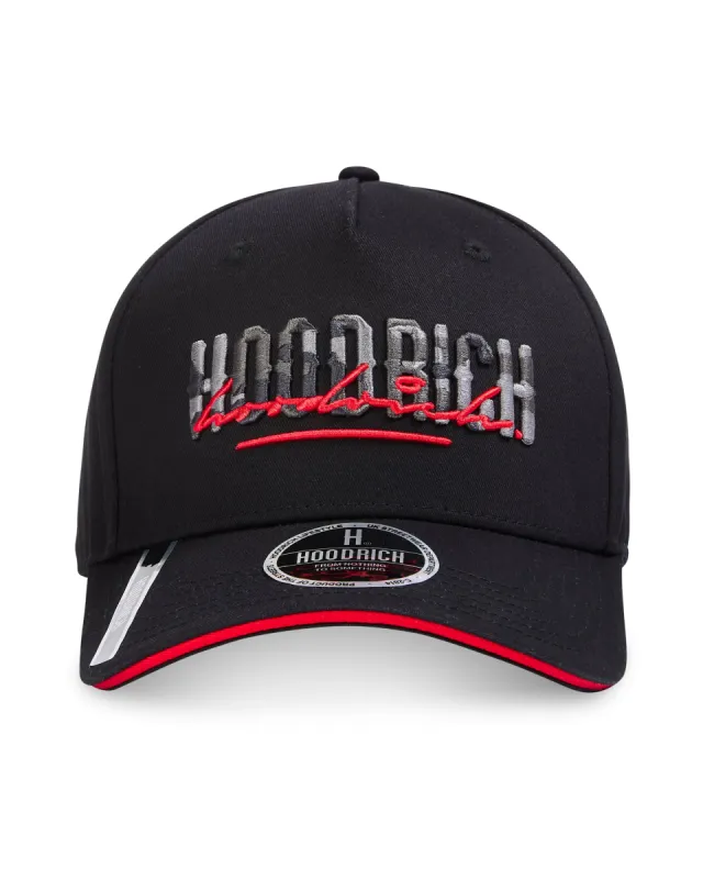 Scripture 5 Panel Cap - Black/Red/Grey sold by Hoodrich
