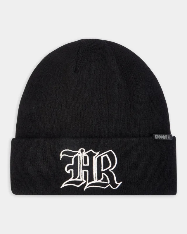 Helix Beanie - Black/White sold by Hoodrich