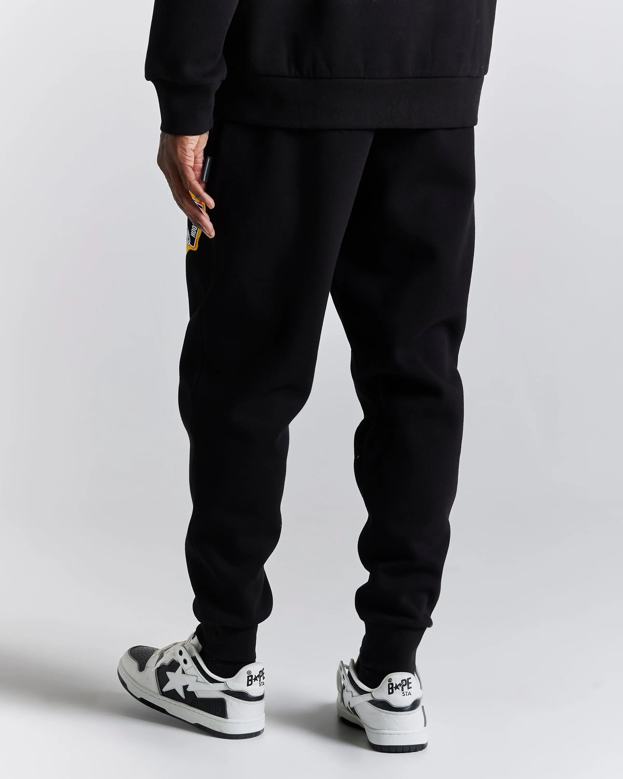 Luck Joggers - Black/White/Orange sold by Hoodrich product image thumbnail 3
