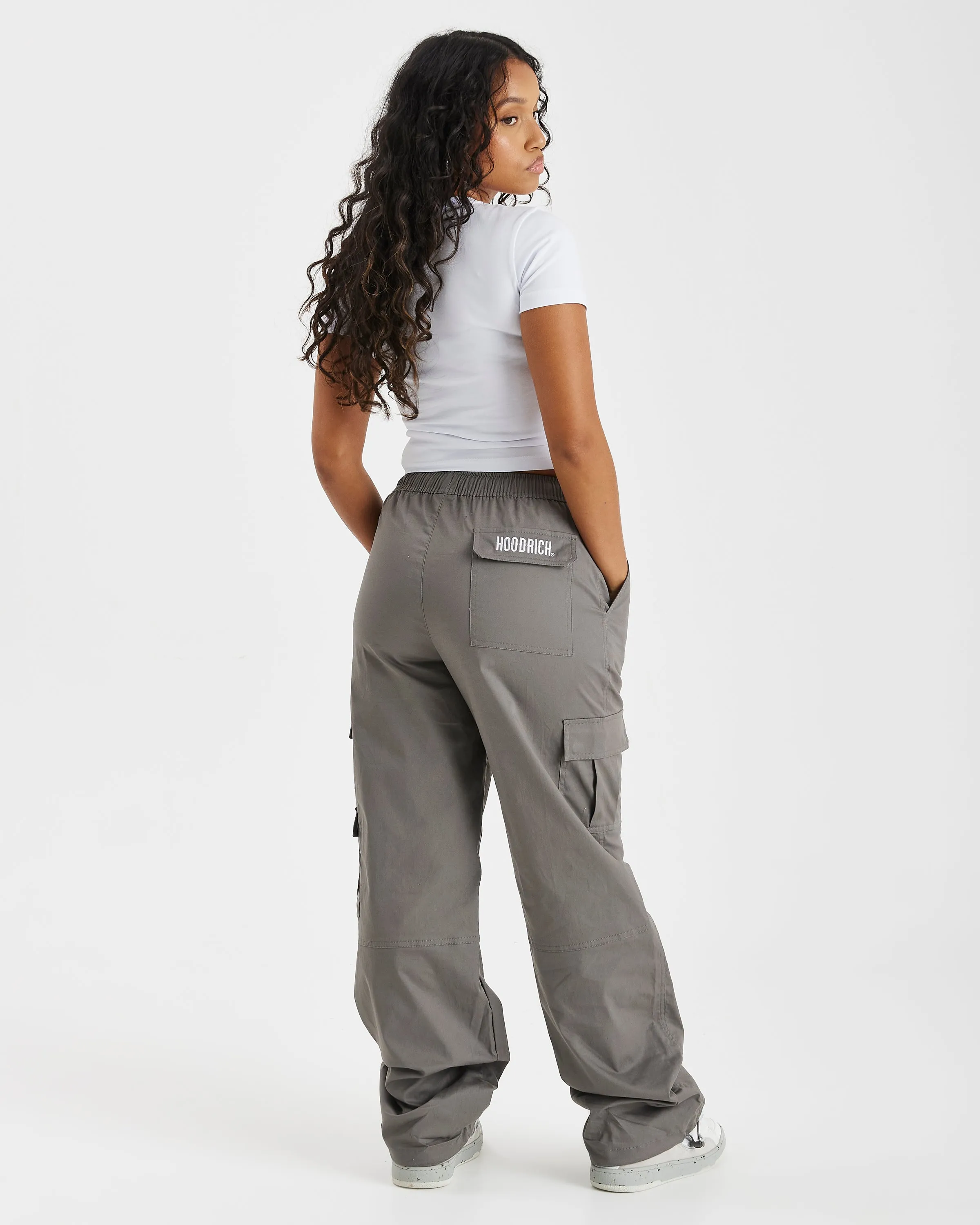 Combat Cargo Pants - Grey/White sold by Hoodrich product image thumbnail 2