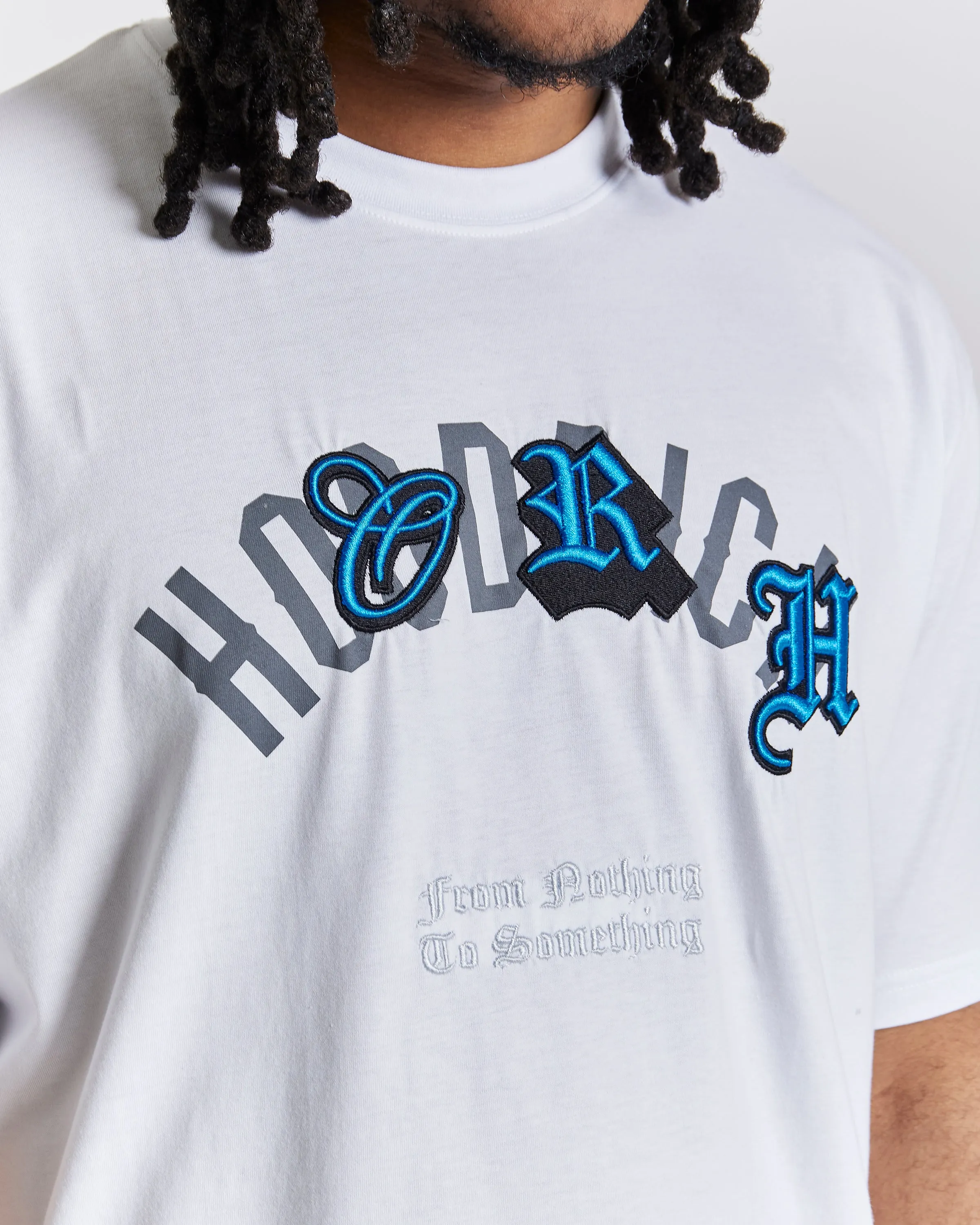 Shadow T-Shirt - White/Grey/Blue sold by Hoodrich product image thumbnail 3