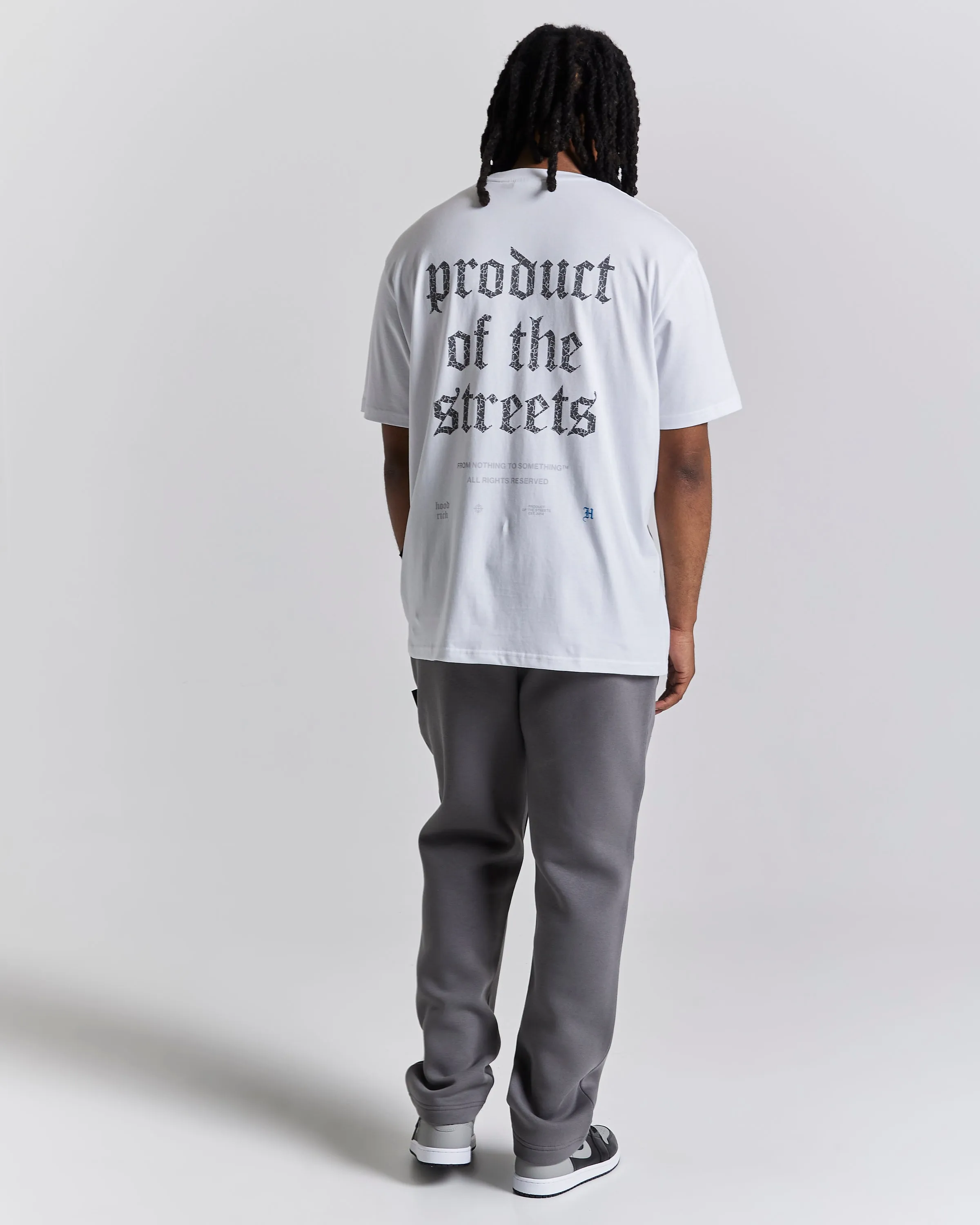 Shadow T-Shirt - White/Grey/Blue sold by Hoodrich product image thumbnail 5