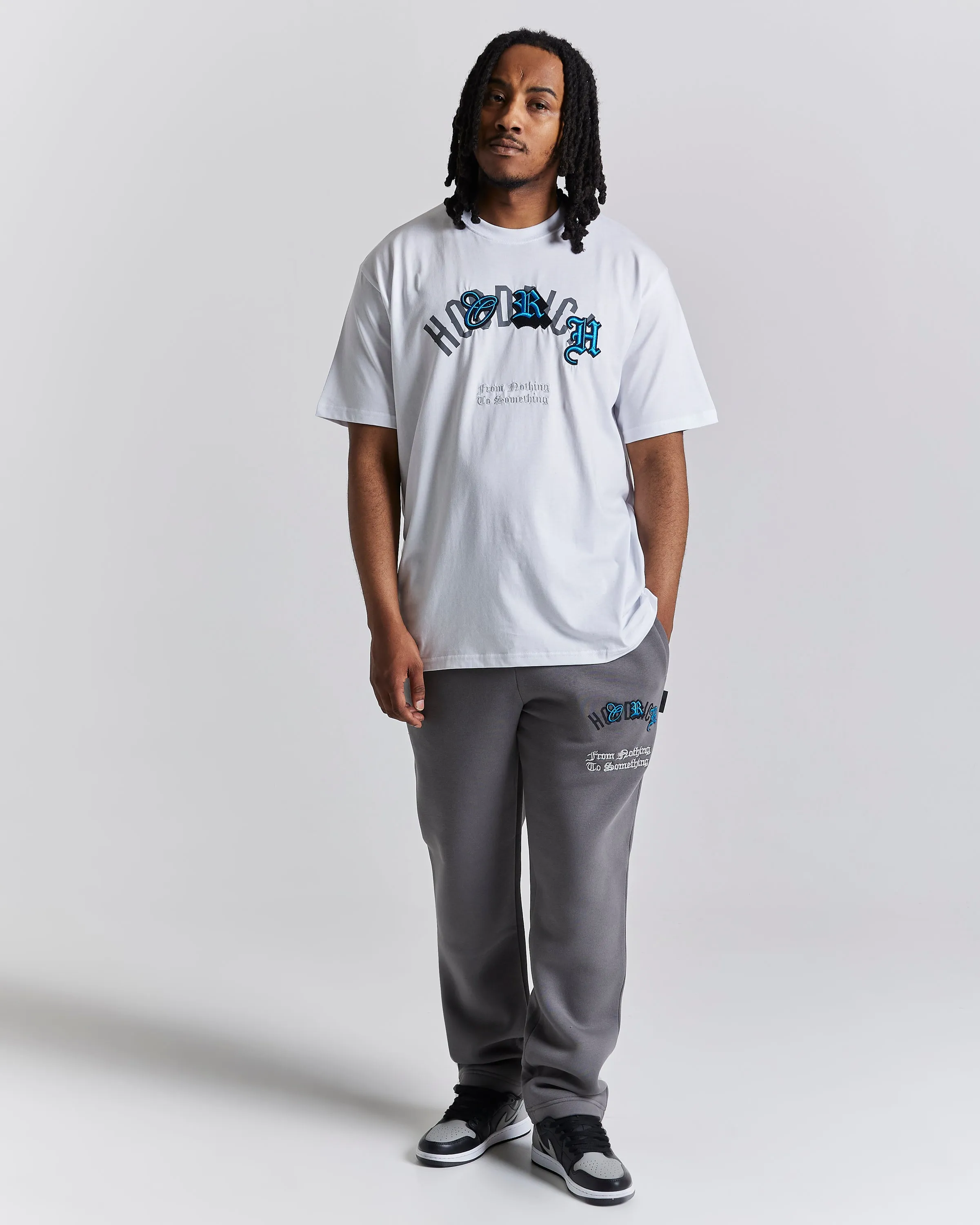 Shadow T-Shirt - White/Grey/Blue sold by Hoodrich product image thumbnail 4