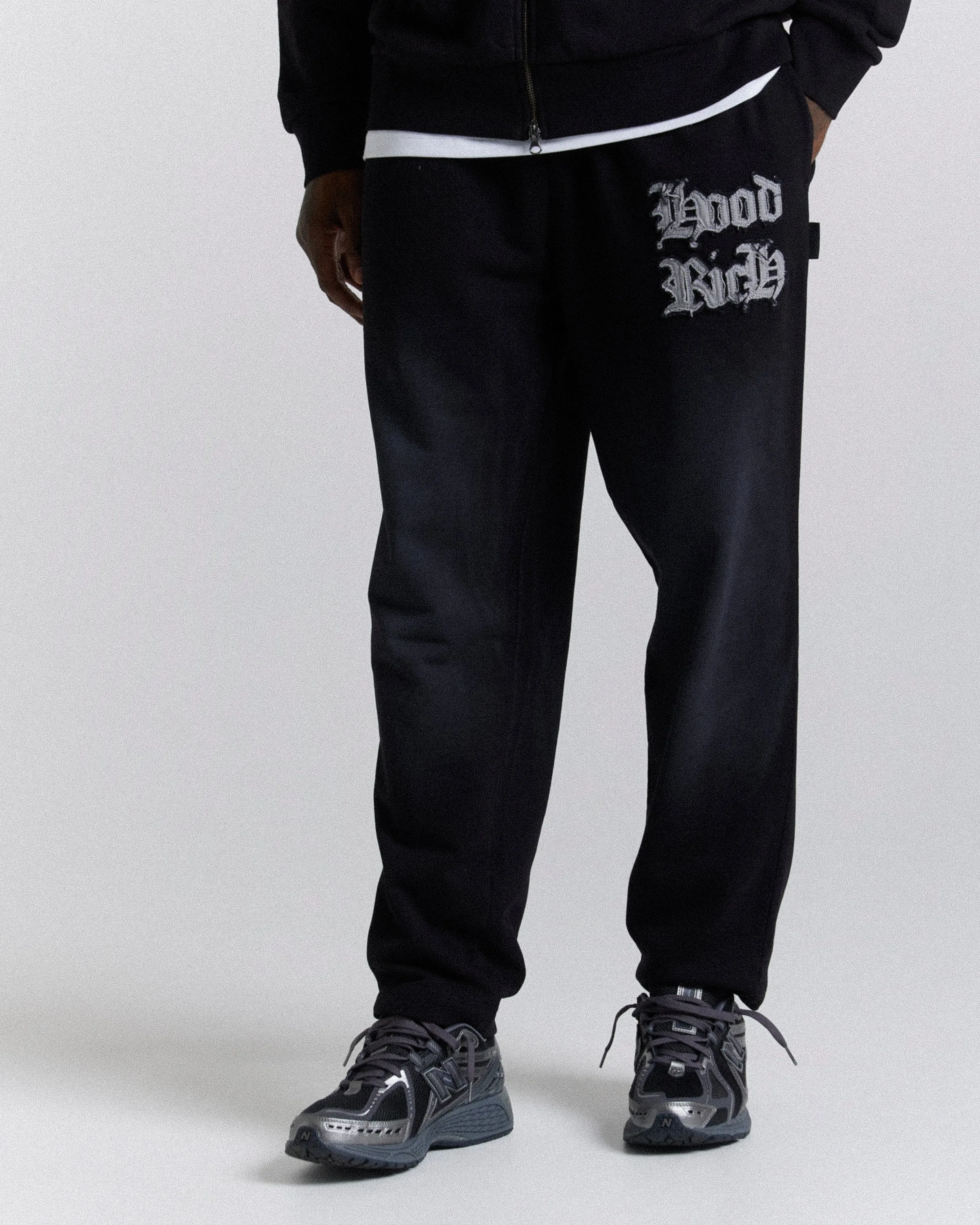 Ash Oversized Jogger - Black/Grey sold by Hoodrich product image thumbnail 4