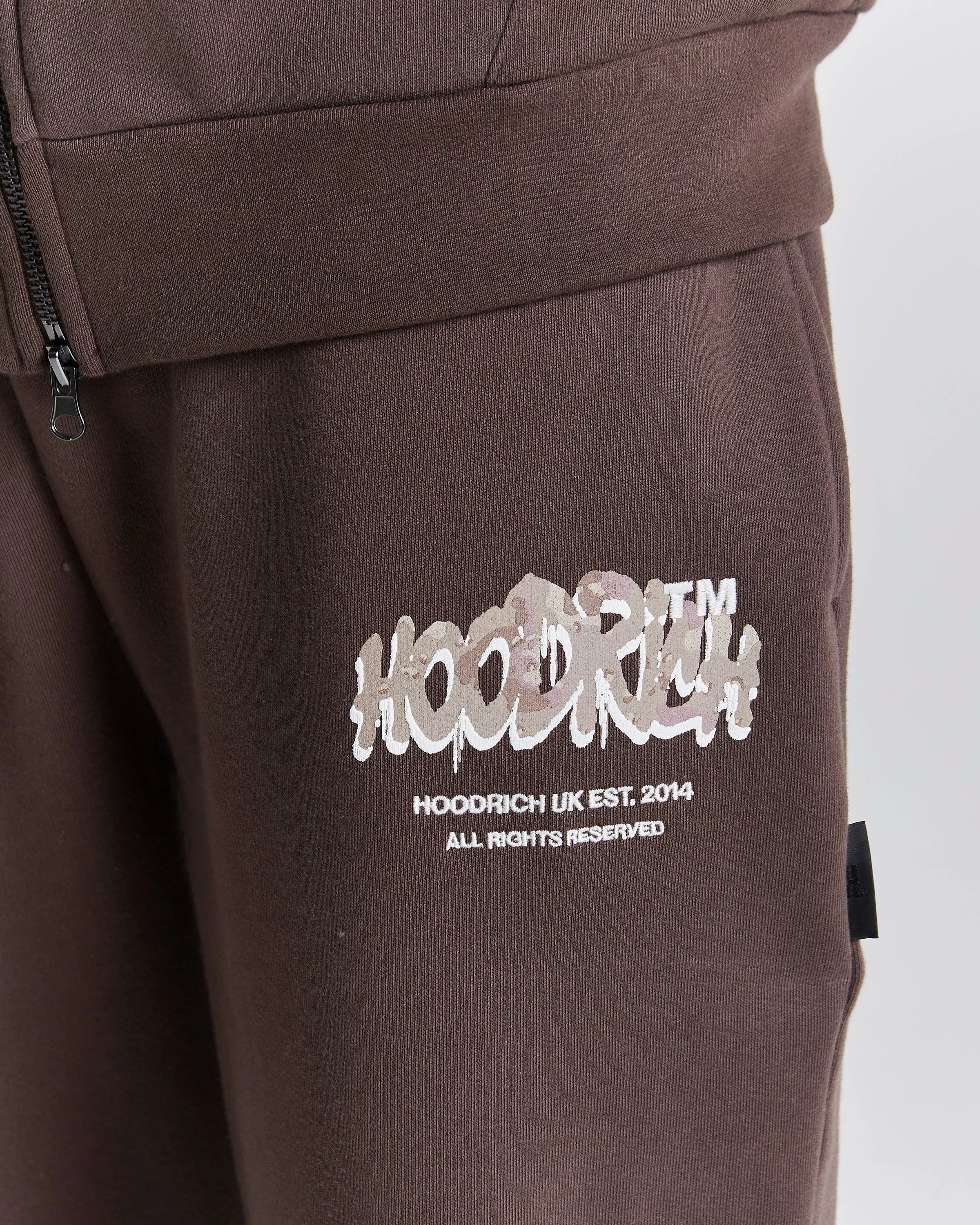 Radar Oversized Joggers - Brown/Camo sold by Hoodrich product image thumbnail 5