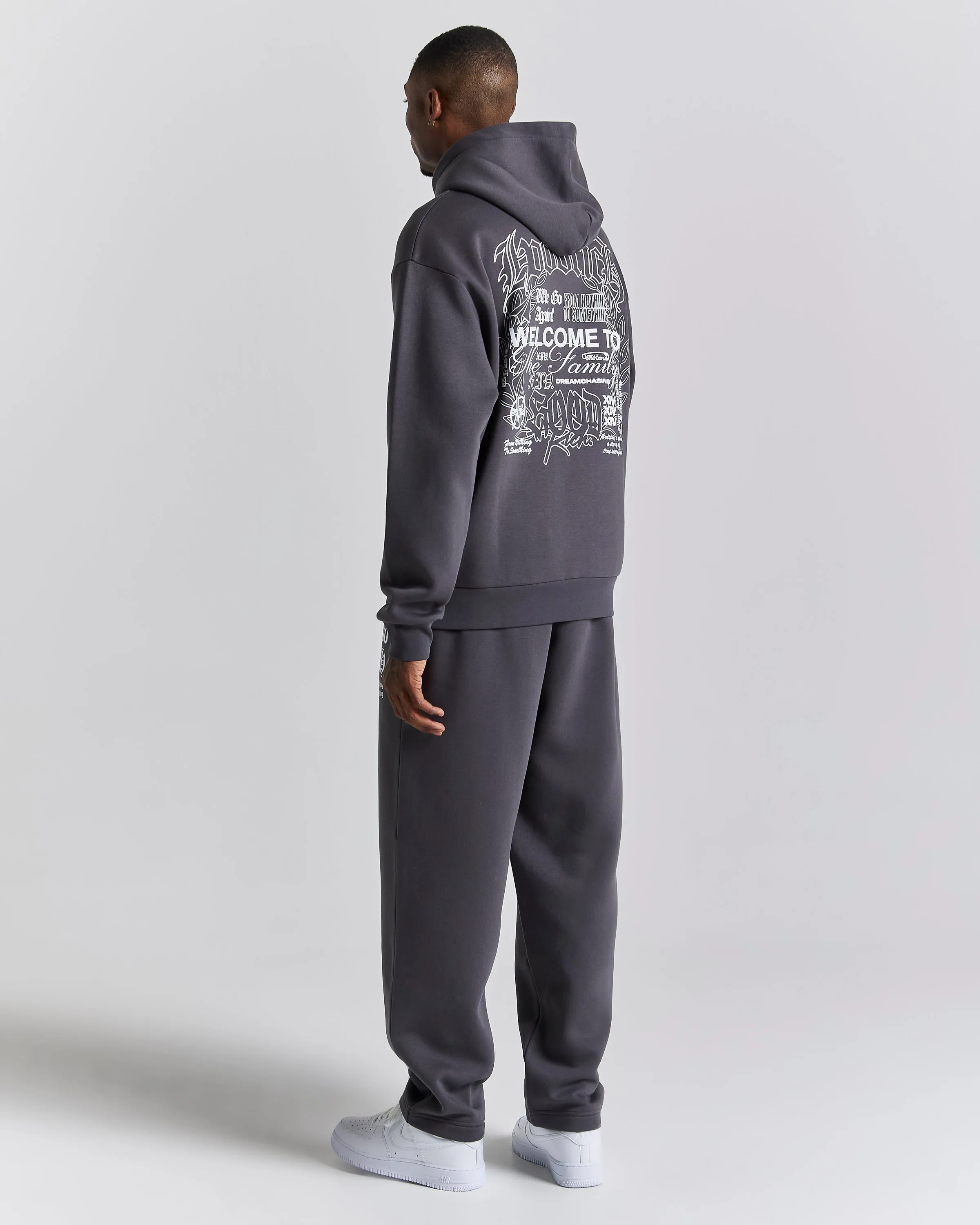 Asphalt Oversized Joggers - Grey/White sold by Hoodrich product image thumbnail 2