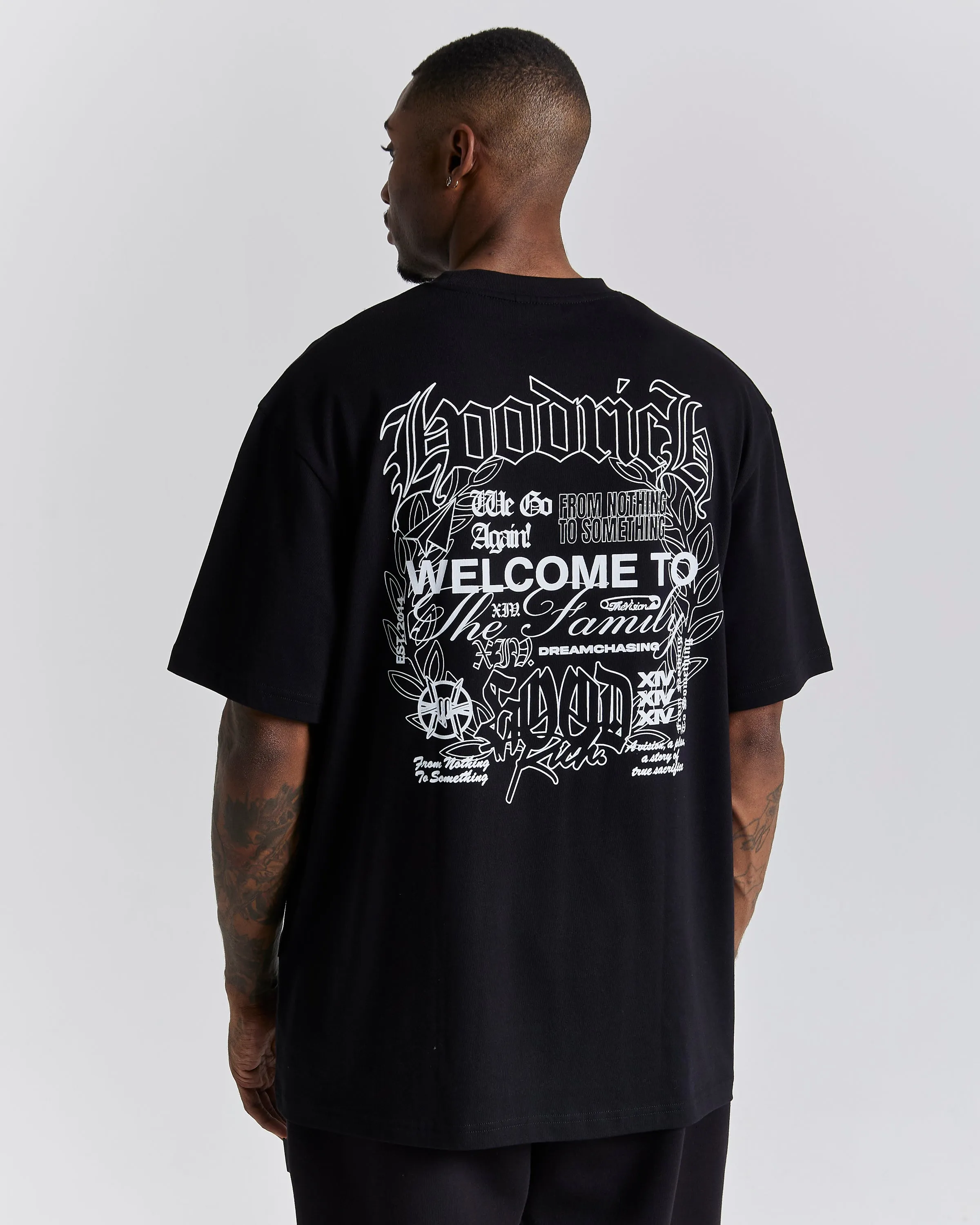 Asphalt Oversized T-Shirt - Black/White sold by Hoodrich product image thumbnail 2