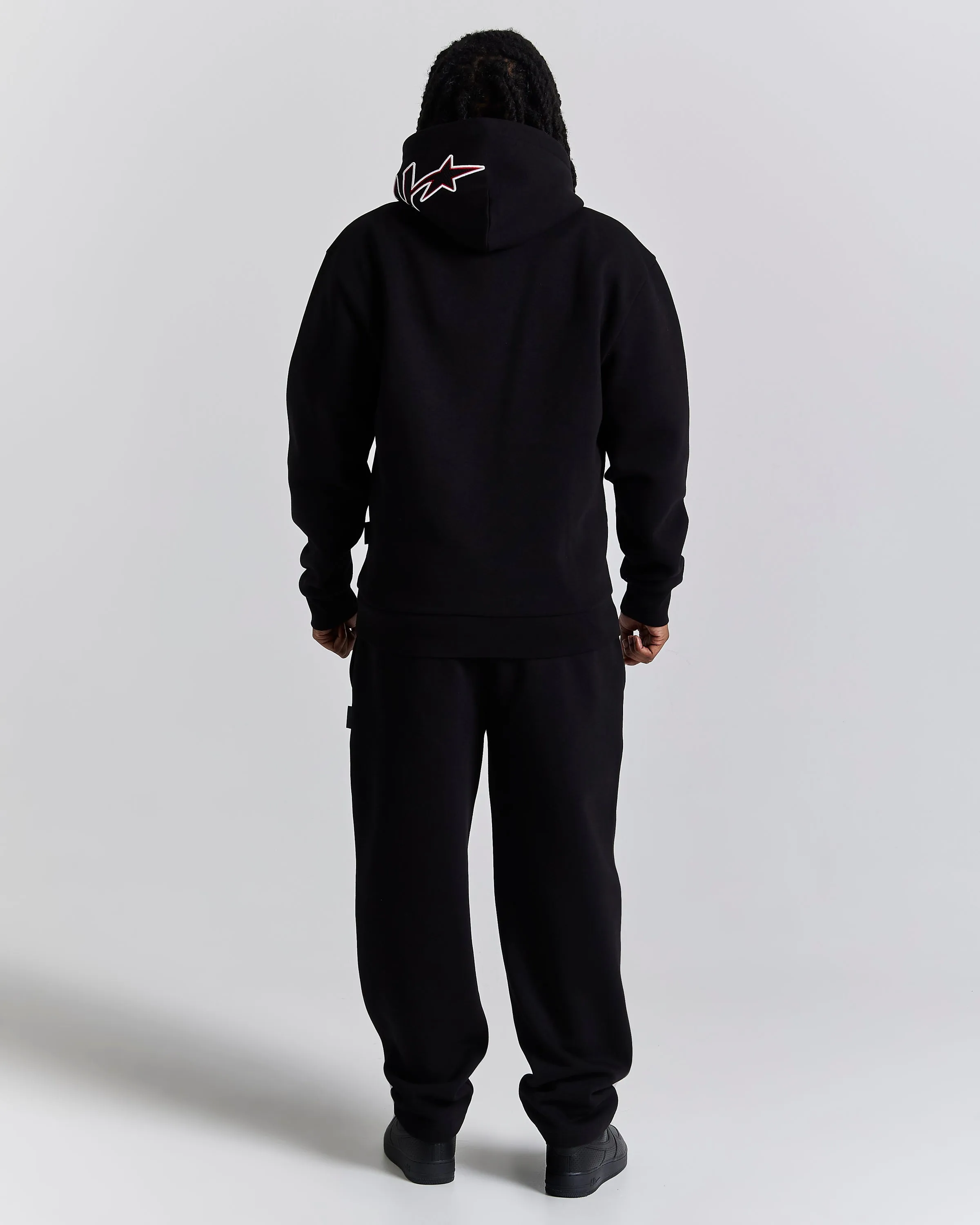 Galaxy Oversized Joggers - Black/White/Red sold by Hoodrich product image thumbnail 2