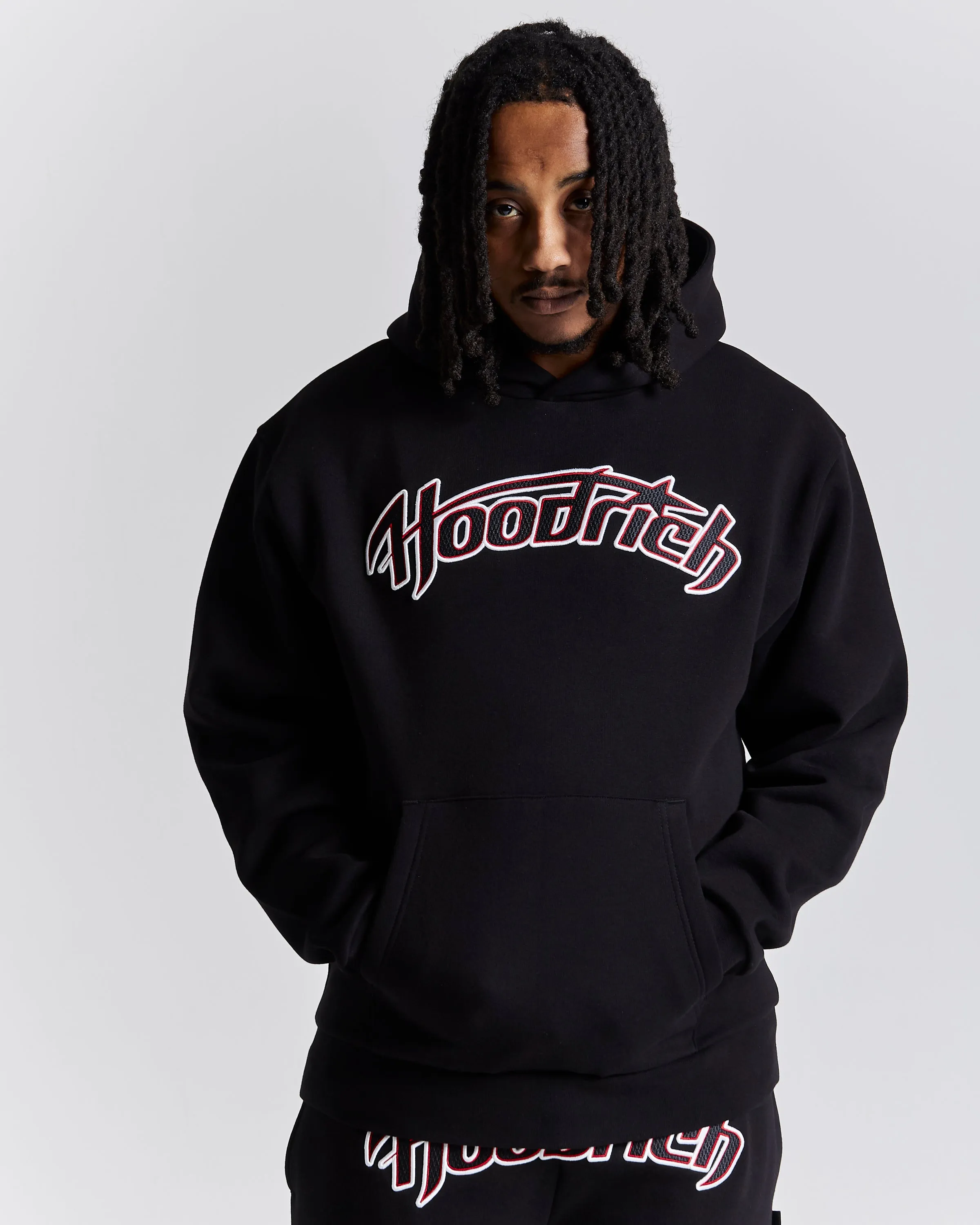 Galaxy Oversized Hoodie - Black/White/Red sold by Hoodrich product image thumbnail 2