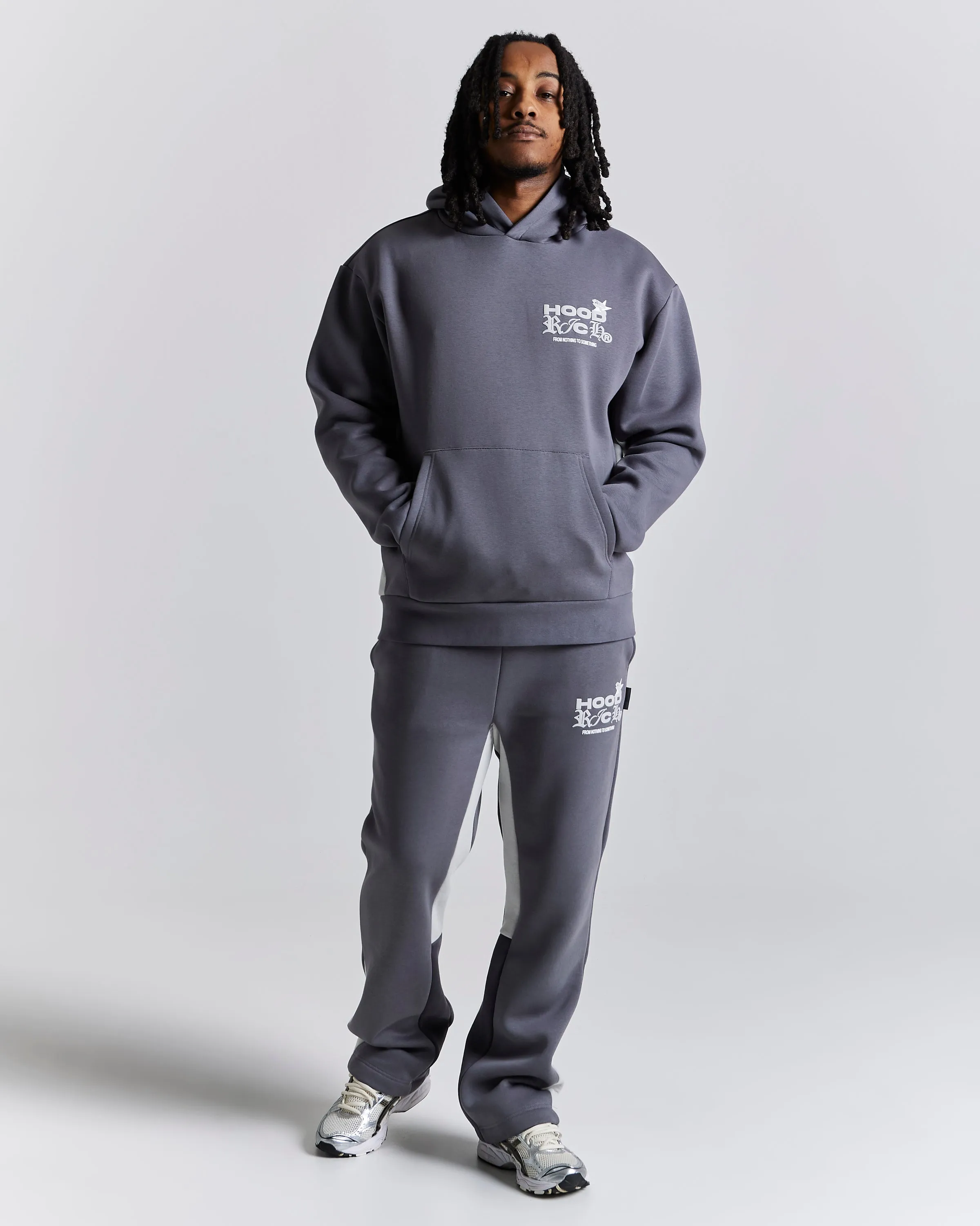 Rec Joggers - Grey/White sold by Hoodrich