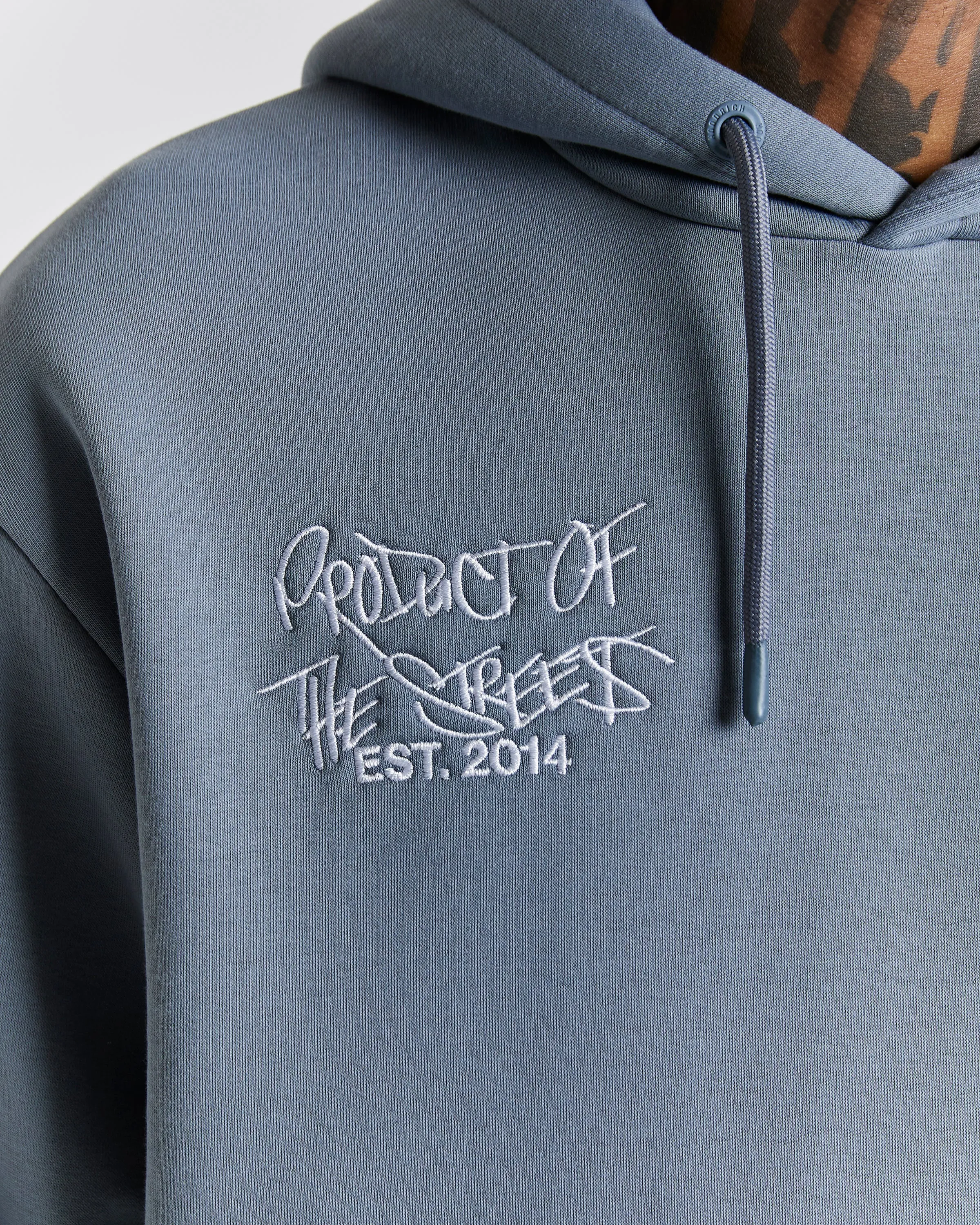 Rise Oversized Hoodie - Grey/White/Blue sold by Hoodrich product image thumbnail 3