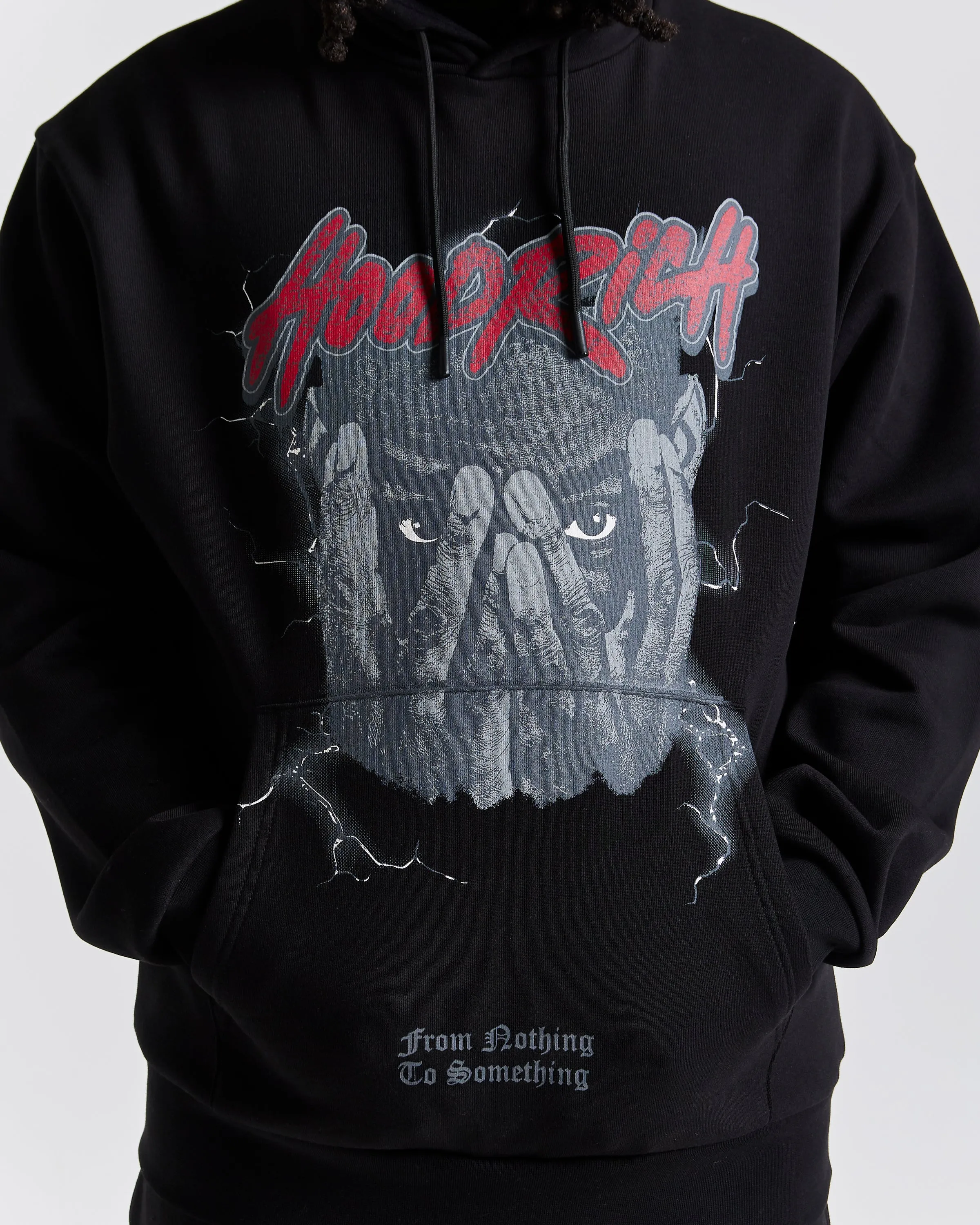 Inferno Oversized Hoodie - Black/Red sold by Hoodrich product image thumbnail 5