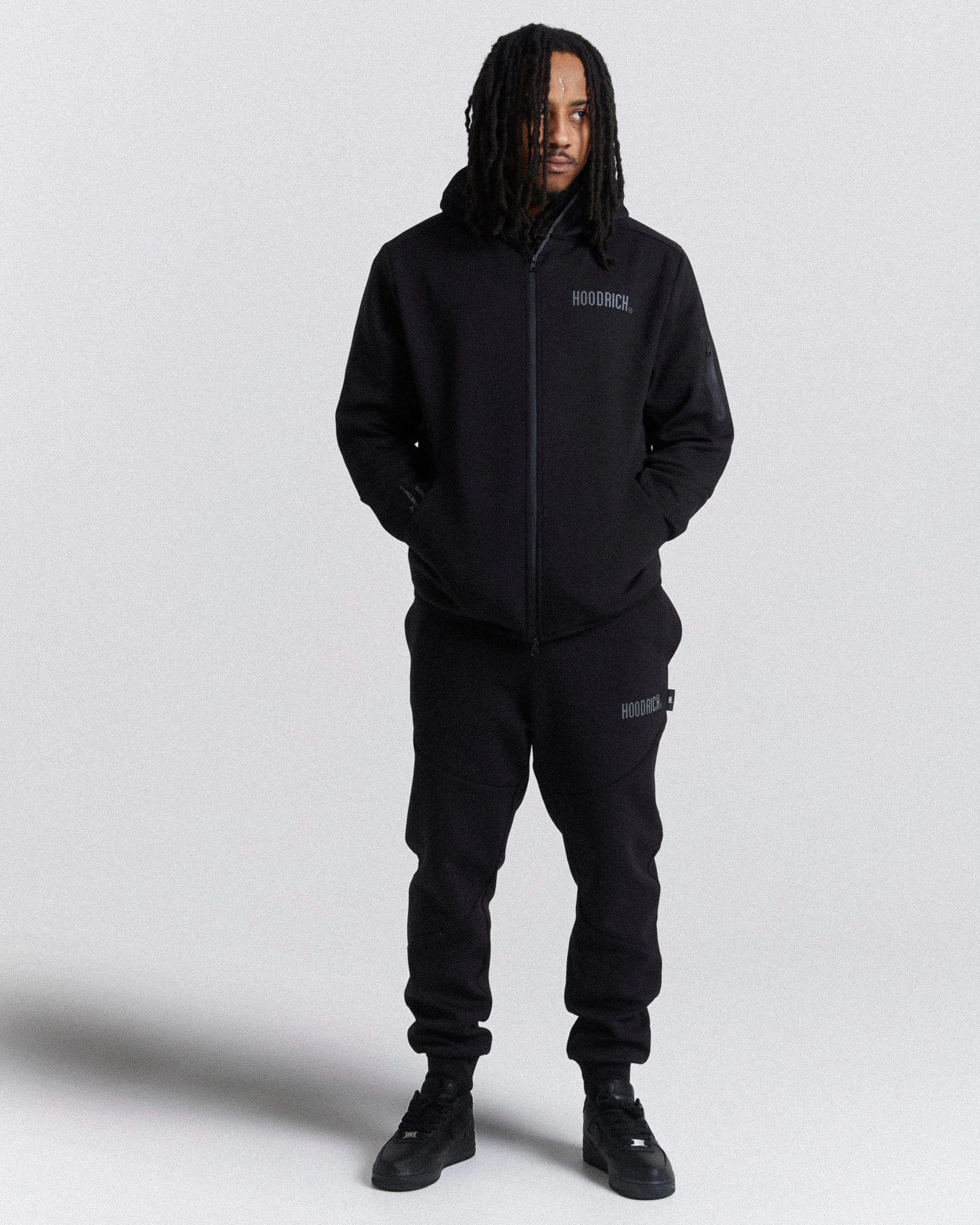 Virtue Joggers - Black/Reflective sold by Hoodrich