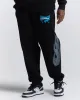 Worldwide Oversized Joggers - Black/White/Blue sold by Hoodrich