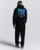 Worldwide Oversized Joggers - Black/White/Blue sold by Hoodrich