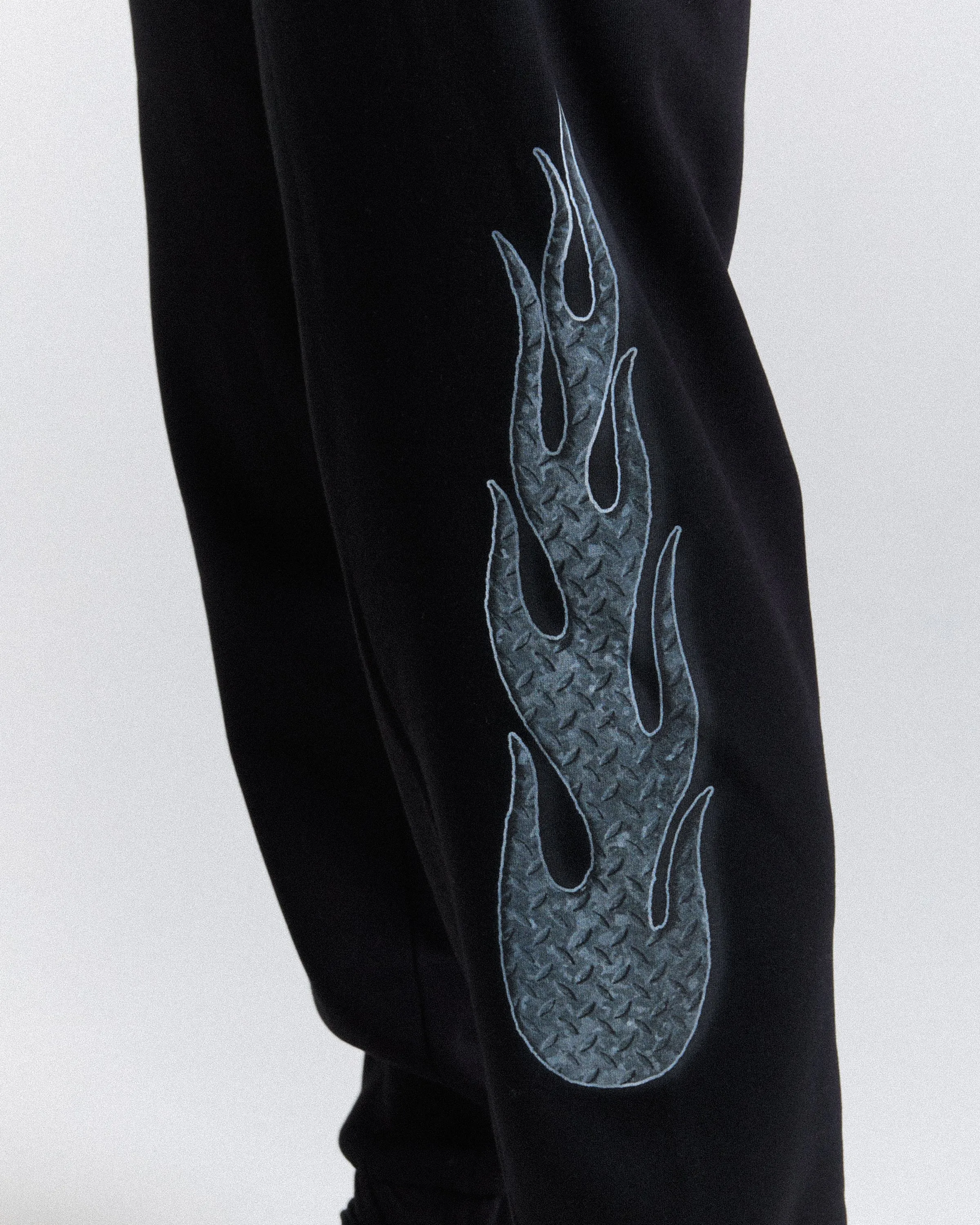 Worldwide Oversized Joggers - Black/White/Blue sold by Hoodrich product image thumbnail 4