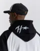 Galaxy Oversized Zip Hoodie - Grey/Black sold by Hoodrich
