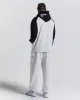 Galaxy Oversized Zip Hoodie - Grey/Black sold by Hoodrich