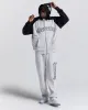 Galaxy Oversized Zip Hoodie - Grey/Black sold by Hoodrich