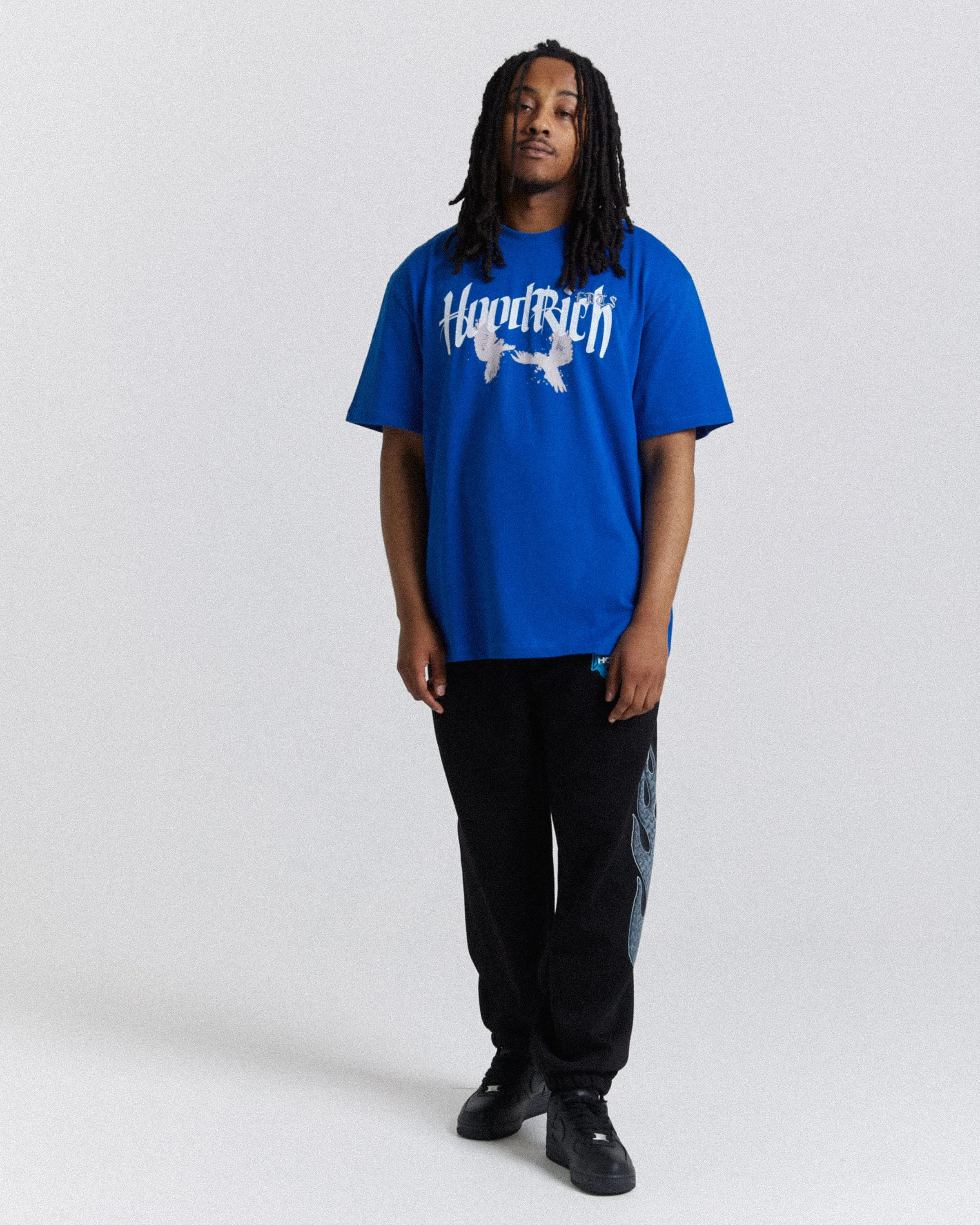 Rise Oversized T-Shirt - Blue/White/Grey sold by Hoodrich product image thumbnail 3