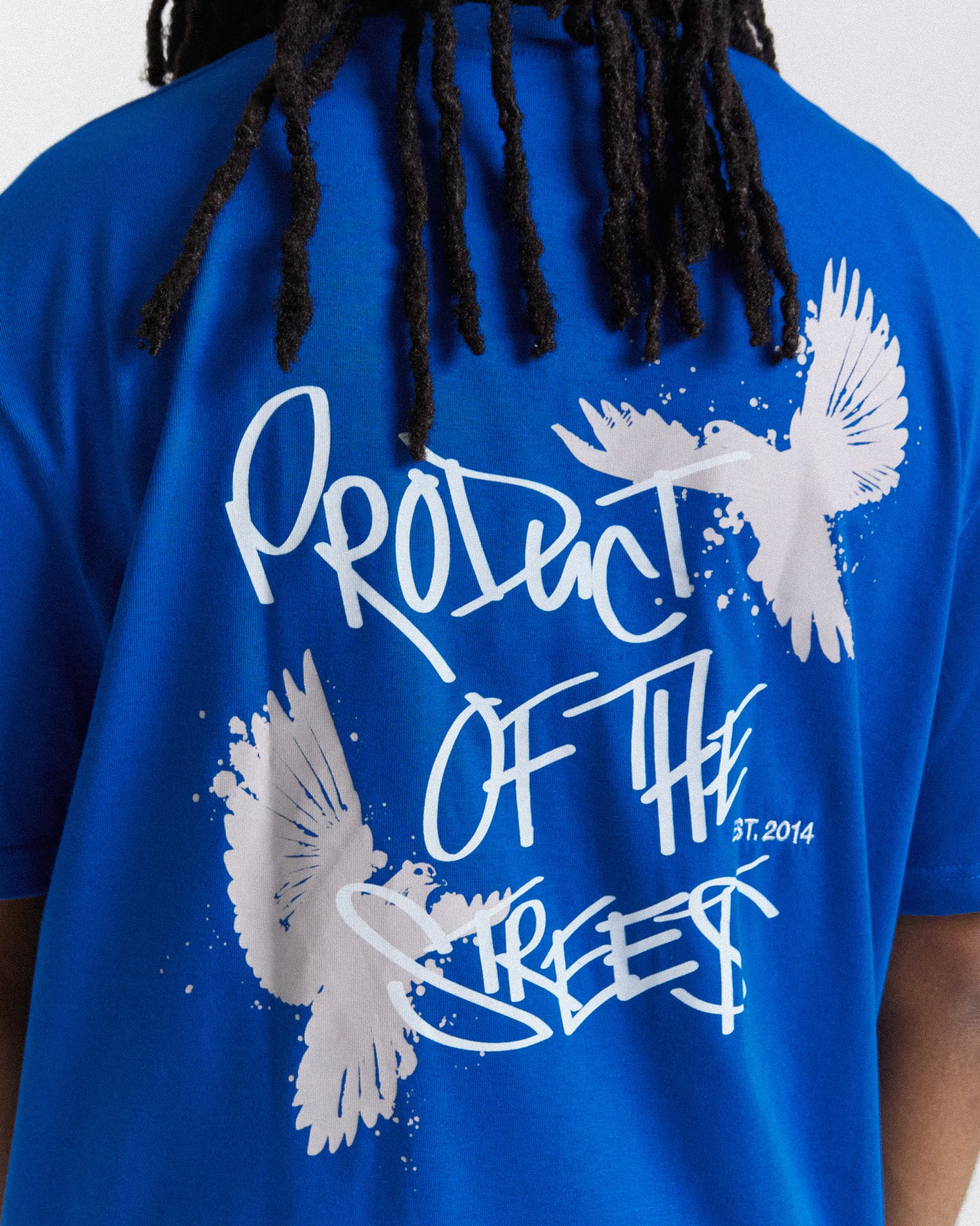 Rise Oversized T-Shirt - Blue/White/Grey sold by Hoodrich product image thumbnail 5
