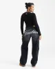 Script Cargo Relaxed Jeans - Black Wash sold by Hoodrich