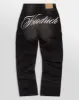 Script Cargo Relaxed Jeans - Black Wash sold by Hoodrich